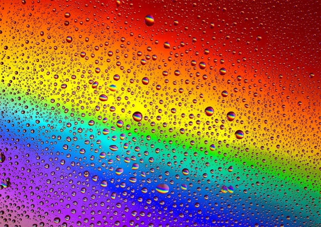 Puzzle Enjoy Gouttes arc-en-ciel 1000 pièces