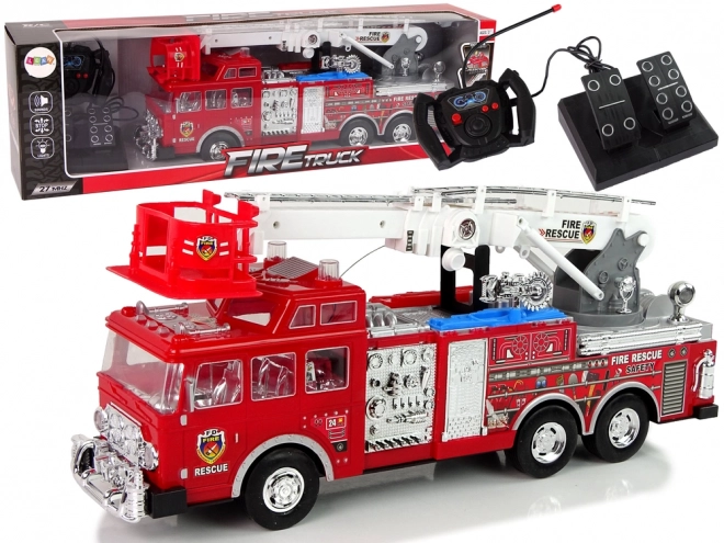 Pédale de frein commandée à distance pour camion de pompiers Commande à distance du son