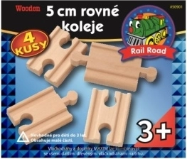 Maxim rails droits 5 cm - jonctions 4 pcs
