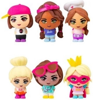 Figurine de collection BARBIE par MATTEL – surprise 2-en-1 (6 modèles)