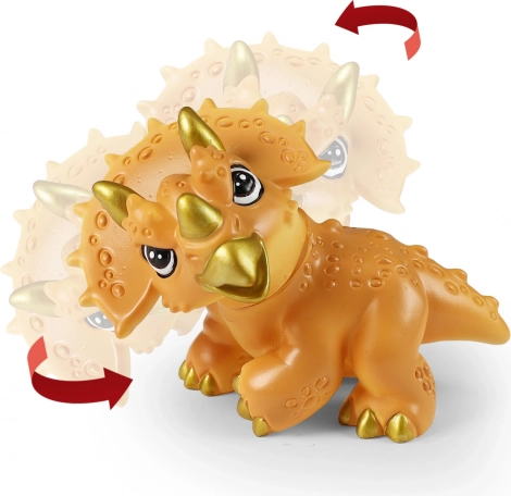 Dinosaure drôle Triceratops 13 cm