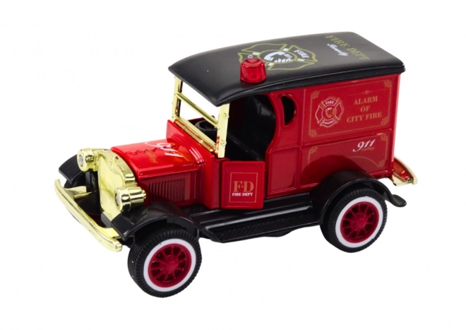 Camion de pompiers classique 1:36 Feux moteurs sonnent rouge