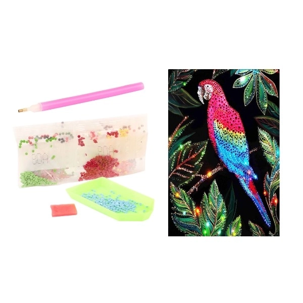 Peinture diamantée avec accessoires 13 x 22 cm