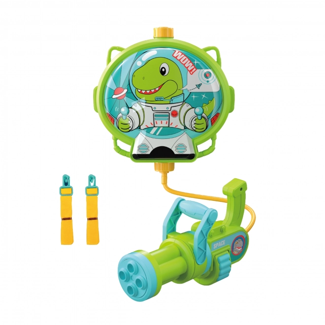 Pistolet à eau avec sac à dos Dino