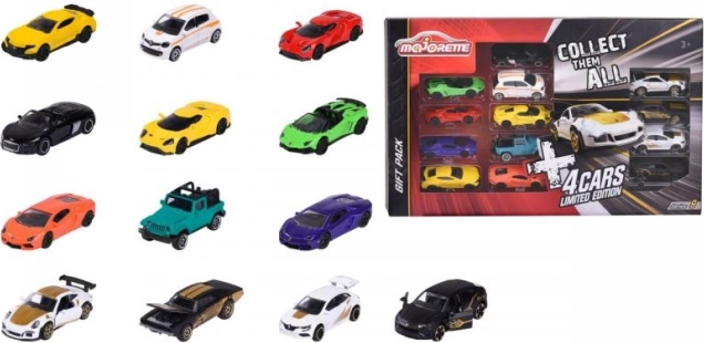 coffret cadeau de petites voitures métalliques – 13 pièces édition limitée