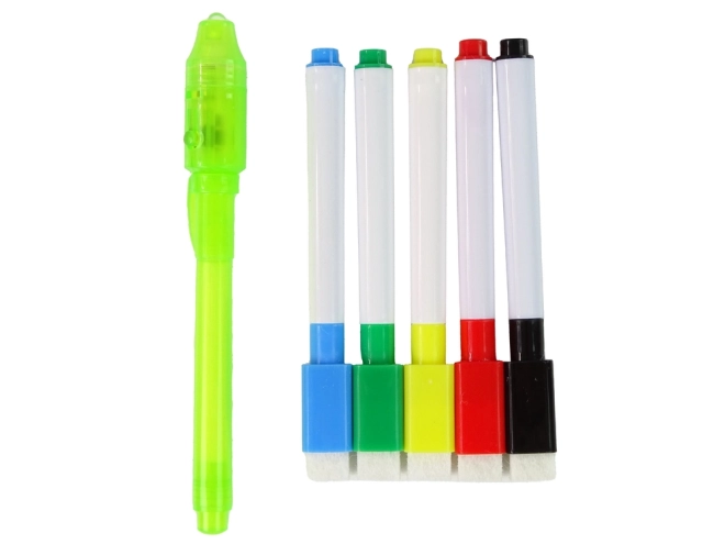 Tableau de dessin magnétique Glowing Paint 2 en 1