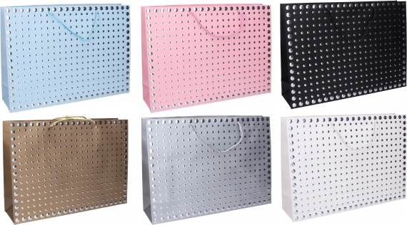 Sac cadeau L 45 × 32 × 12 cm, toutes saisons