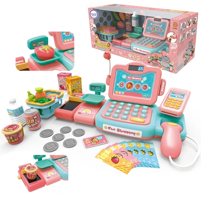 Caisse enregistreuse pour enfants Woopie avec scanner et accessoires