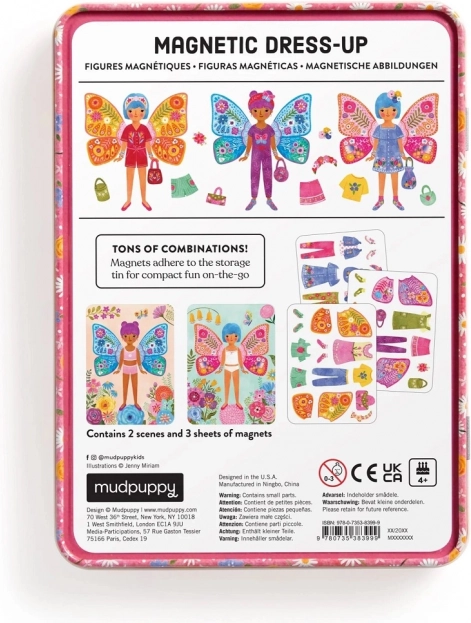 Vêtements magnétiques Demoiselle Papillon Mudpuppy