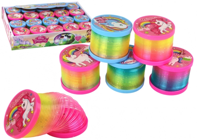 Source arc-en-ciel avec effet lumineux Motif licorne