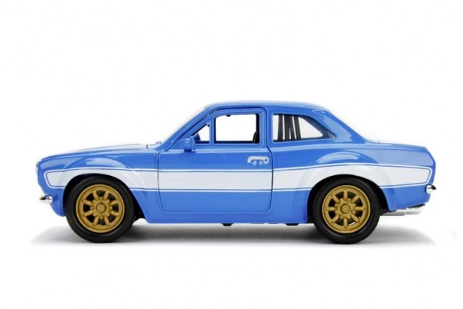 Modèle de voiture 1974 Ford Escort de Fast and Furious 1:24