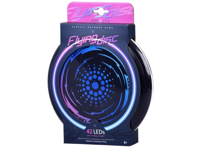 Disque volant avec éclairage LED