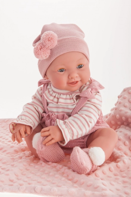 Antonio Juan 50160 Mia bébé réaliste qui cligne des yeux et fait pipi avec corps vinyle - 42 cm