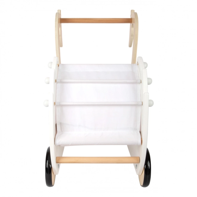 Landau en bois pour enfants Cygne
