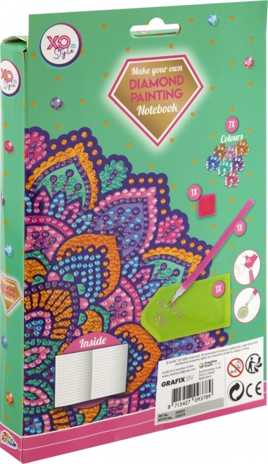 Bloc A5 Mandala Violette Peinture au Diamant
