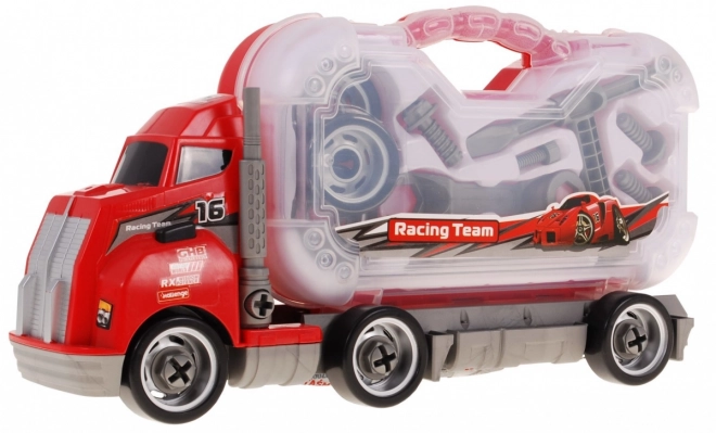 Camion 2en1 avec valise à outils pour enfants 3+
