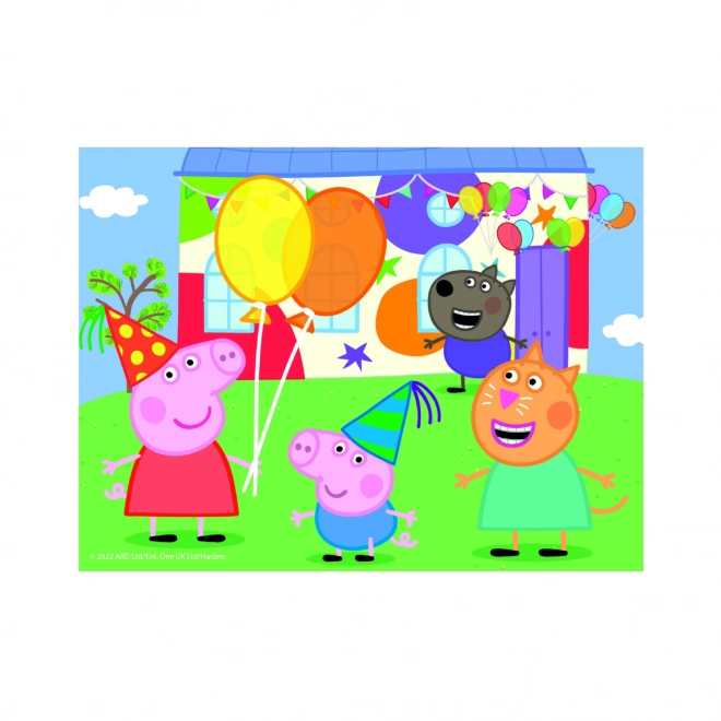 PEPPA PIG 12 Cube en bois sous licence