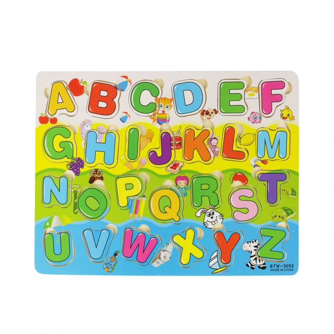 Puzzle en bois alphabet
