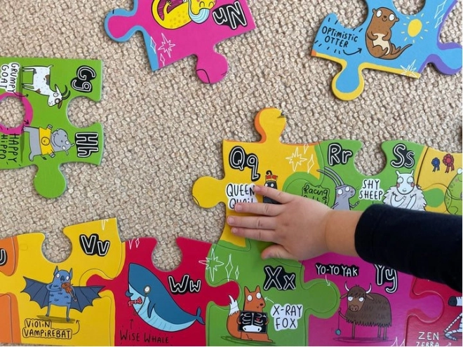 Gibsons grands puzzles de sol alphabet original pour enfants