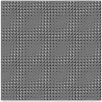 Plaque de construction Brixies gris foncé 25,5 x 25,5 cm