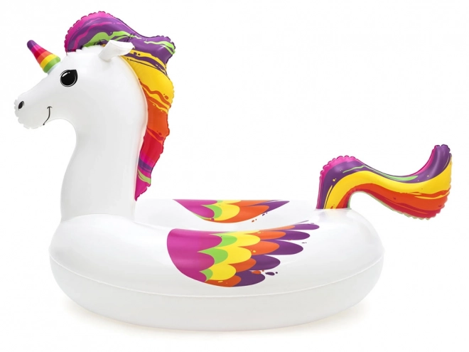 Grand anneau gonflable Arc-en-ciel Licorne