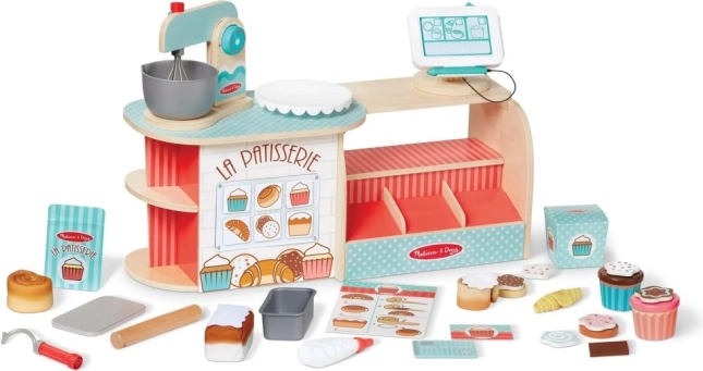 pâtisserie et boulangerie en bois pour enfants