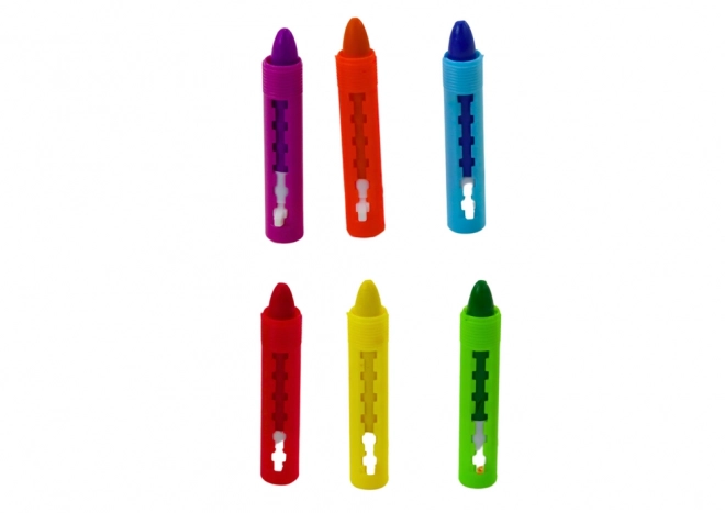 Ensemble de crayons de couleur pour peinture sur visage 6 pièces