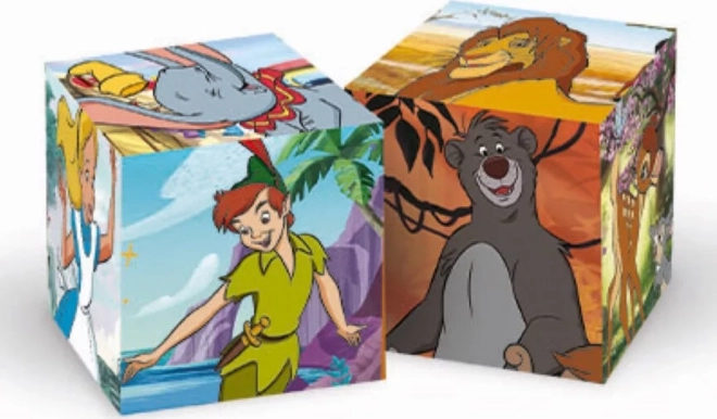 CLEMENTONI Cubes illustrés Disney classiques, 6 cubes