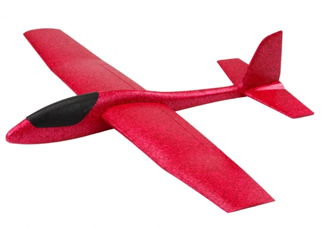 Grand planeur en polystyrène rouge 68 cm