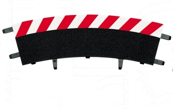 bordure extérieure pour virage 2/30° pour circuits CARRERA EVOLUTION, DIGITAL 132 et DIGITAL 124