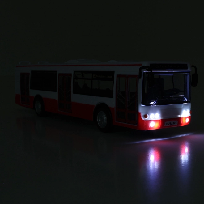 Autobus qui annonce les arrêts en tchèque 28 cm