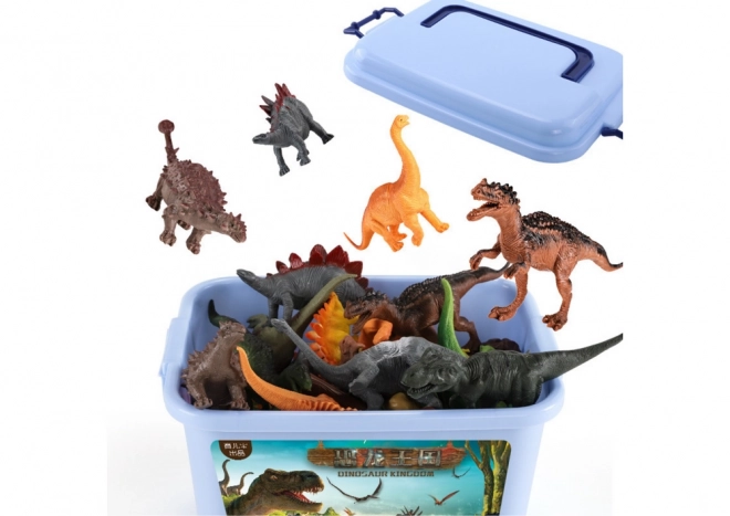 Parc d'attractions avec dinosaures, 46 pièces
