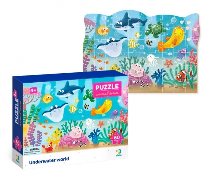 DODO Puzzle Animaux : Monde sous-marin 60 pièces