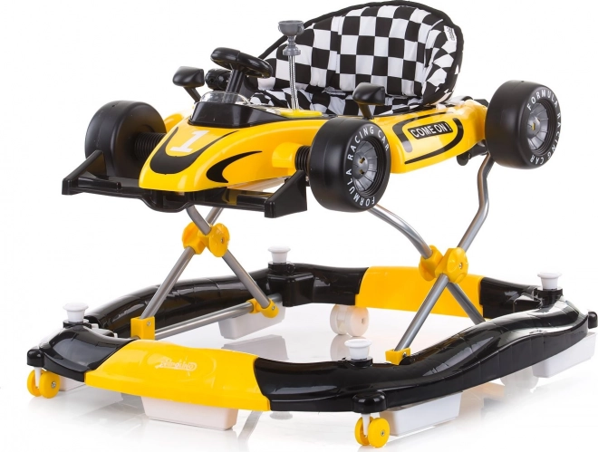 Trotteur 4-en-1 Car Racer – Jaune