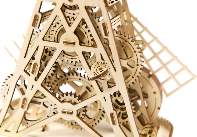 WOODEN CITY Puzzle 3D Moulin 222 pièces
