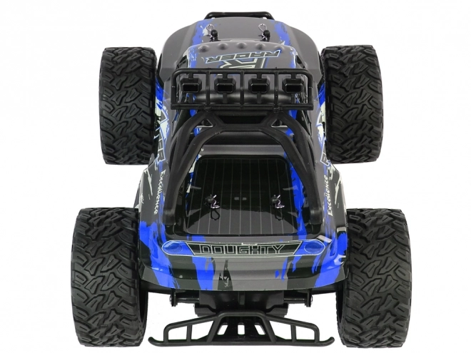Tout-Terrain R/C 2.4 G amortisseurs 1:12 bleu