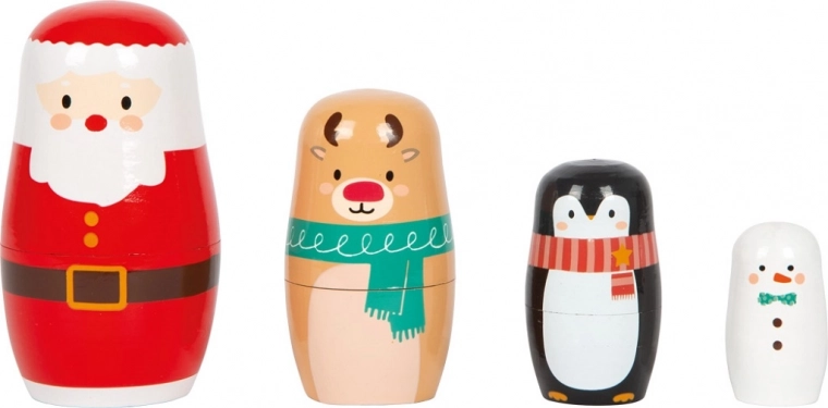 matriochka en bois de Noël small foot