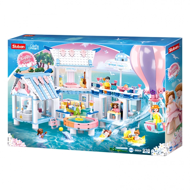 Villa flottante avec piscine