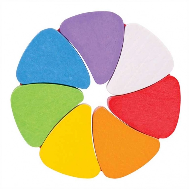 Bigjigs Baby Feuilles Arc-en-ciel