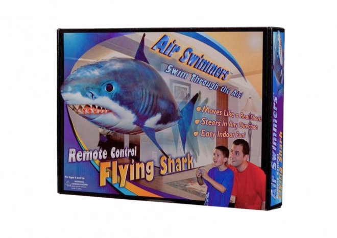 Ballon volant en forme de requin bleu à télécommande R/C