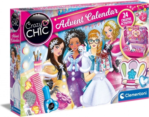 Clementoni Crazy Chic calendrier de l’avent Lovely Time