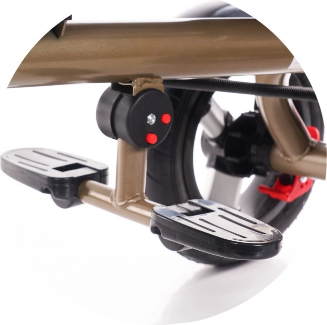 CHIPOLINO Tricycle pour jumeaux 2Play Obsidian