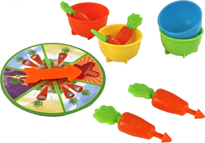 La fléchette détermine le nombre de carottes