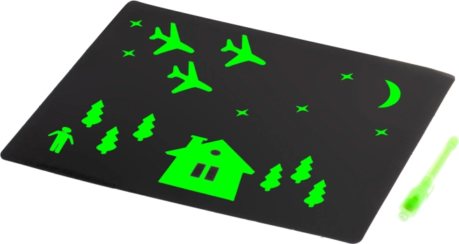Tablette lumineuse dans l’obscurité