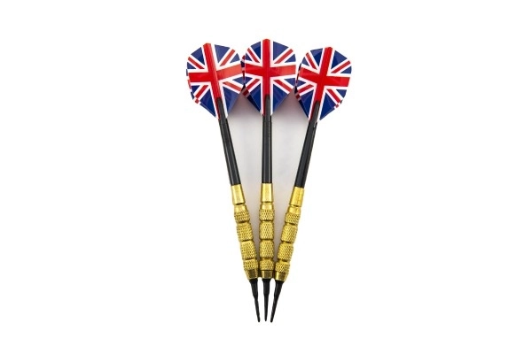 Fléchettes à lancer avec drapeau USA, 15 cm, pointes en plastique, ensemble de 3 pièces