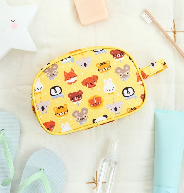 Trousse de toilette avec motif d'amis animaux de A Little Lovely Company