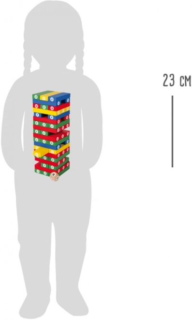 Jeu de Jenga coloré en bois Small Foot
