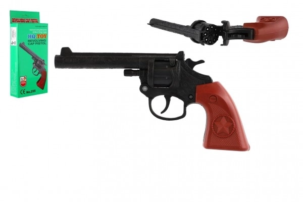 Revolver en plastique pour enfants à capsule, 8 coups