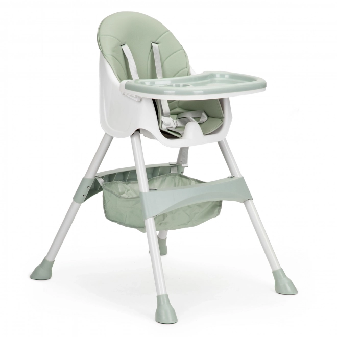 Chaise haute 2en1 avec harnais 5 points ECOTOYS Azure