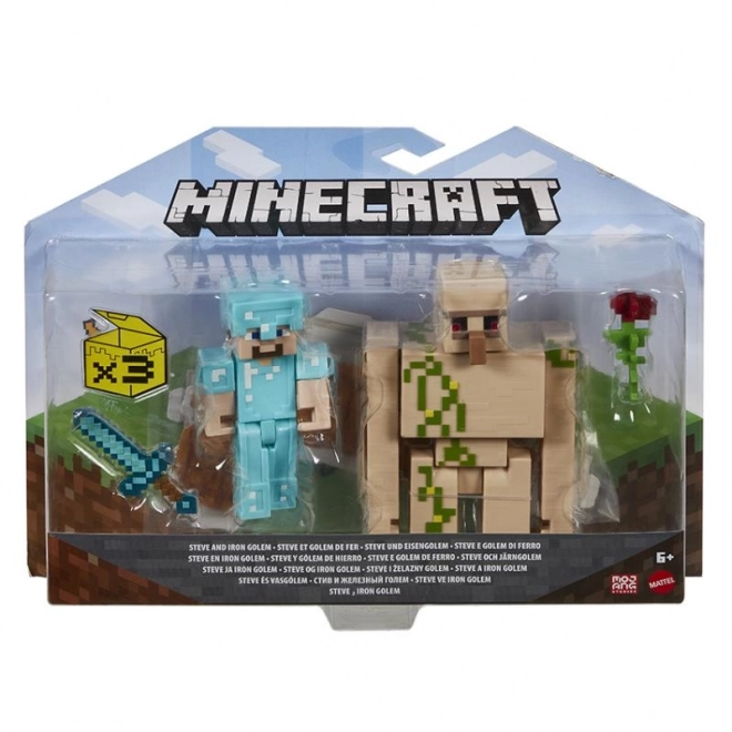Figurines Minecraft 8 cm double pack